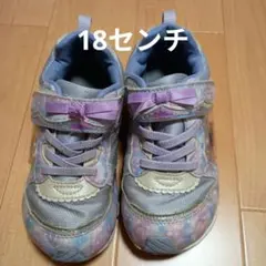 LUVRUSH スニーカー 18センチ パープル系