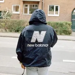 AURALEE オーラリー ニューバランス ナイロンジャケット ネイビー XL