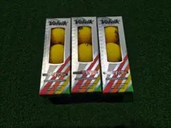 Volvik VIVID イエローボール 3パック