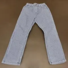 BREEZE すぽ軽 テーパードパンツ ストライプ 130cm