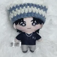 ぬい服 たれ耳 うさぎ 犬 ちびぐるみボンネット 編み物 ハンドメイド