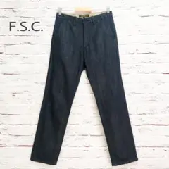 【日本製】F.S.C. 縦ポケット デニムパンツ スラックス