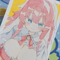 【一点物】水彩手描きアナログイラスト オリジナル【原画】