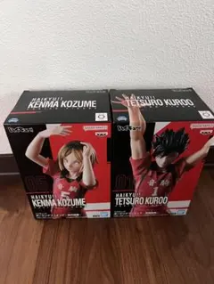 ハイキュー！！　ポージングフィギュア　孤爪研磨　黒尾鉄朗　セット　音駒