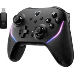 PC コントローラー 無線/有線接続 2.4Gレシバー付き ホール効果スティック