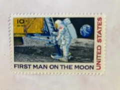アポロ月面着陸記念切手 アポロ11号 月面着陸 記念切手 初日印付き - メルカリ