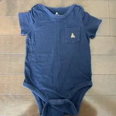 baby gap ネイビー ポケット付きロンパース 12-18ヶ月