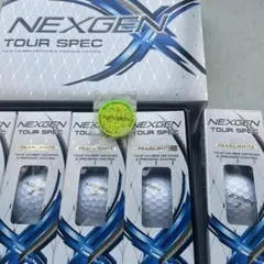 【新品未使用】NEXGEN TOUR SPEC パールホワイト15個おまけ付きのサムネイル