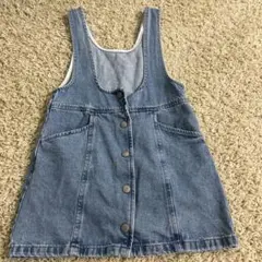 GU ジャンバースカート デニムブルー 120cm
