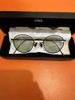 JINS ラウンド　サングラス　 メガネ　ブラウン　グリーン