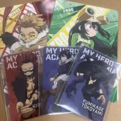 ミニアートシートコレクション2 蛙吹梅雨　ホークス　ウエハースクリアカード3種