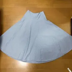 無印良品　チェック ロングスカートのサムネイル