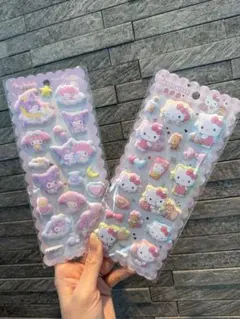 モチモチマシュマロシール ハローキティ マイメロディ2種セット
