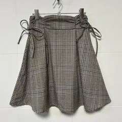 OLIVE de OLIVEチェック柄フレアスカート