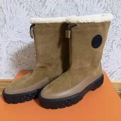 HERMÈS ムートンブーツ/ブラウン/23.5cm【未使用】のサムネイル