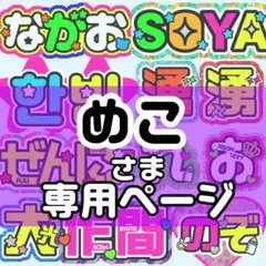 リピ【ぴよ】さま専用ページ オーダー 名前 うちわ 文字 連結 パネル
