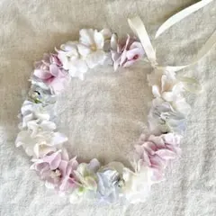 花冠　花かんむり《パステル》40㎝　ベビー　キッズ　こども　子供