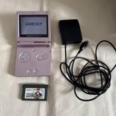 ゲームボーイアドバンス SP【充電器・マリオカートアドバンスのソフト付き】