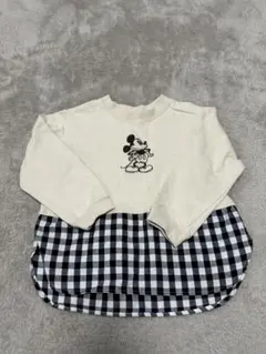 petitmain プティマイン ミッキー トップス 110 ディズニー