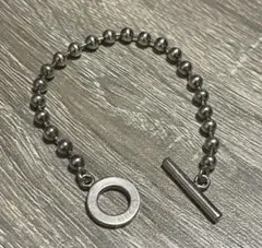 GUCCI シルバー925 ボールチェーンブレスレット サイズ17