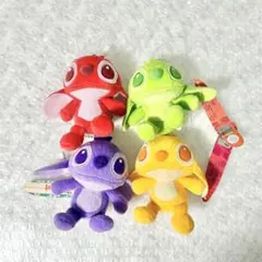 ディズニー　スティッチ　カラフル　マスコット　キーホルダー　プライズ　セット