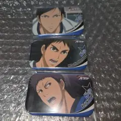2点セット】黒子のバスケ まるかくカンバッジ 黒子テツヤ 火神大我