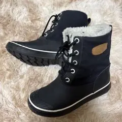 KEEN 防水 ウィンターブーツ ボア付き ブラック　23cmのサムネイル