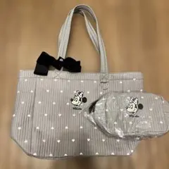 しまむら anna ミニーちゃん トートバッグ ヌビバッグ マザーズバッグ 