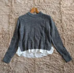 美品⭐️ドッキングセーター フリーサイズ　グレー　アーバンリサーチ