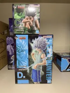 【美品】一番くじ　HUNTER×HUNTER C賞ゴン・D賞キルア　2体セット