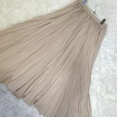 タフタ ロングスカート