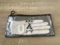 A.P.C. レディース ゴルフグローブ ホワイト　ベージュ