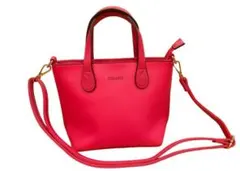 【美品】FIRANO フィラノ 2WAYバッグ ピンク ハンド ショルダー