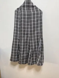 GRL 체크 무늬 롱 스커트 S 사이즈