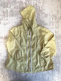 ★petite main 軽量小花柄ジャケット 撥水 フード・収納袋付き★