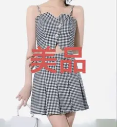 【RANS】ミニドレス　セットアップ　ブラック