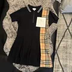 Burberry ブラックポロワンピース 6Y 116cm