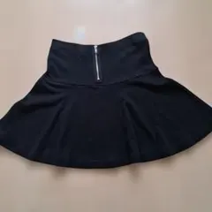 GAP 新品黒 フレアスカート Lサイズ 後ろファスナー