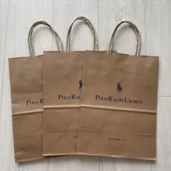 ラルフローレン　ショッパー　紙袋　3枚セット