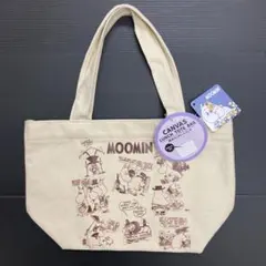 ムーミン ランチ トート バッグ 帆布 キャンパス生地 コミック柄 MOOMIN