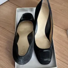 Pitti パンプス スエード 黒