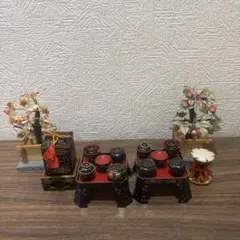 雛人形セット ミニチュア ひな祭り　50年前レトロ　ジャンク