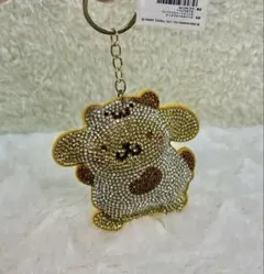 ポムポムプリン キーホルダー クリスタルデコ