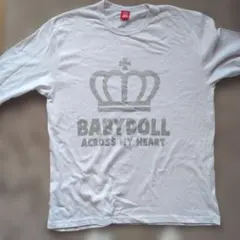 BABYDOLL 長袖 Tシャツ ホワイト XLのサムネイル