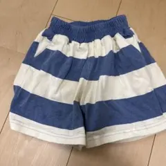 ベビーパンツ ボーダー柄 ブルー　90