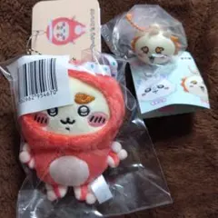 ちいかわ　たこイカくじD賞マスコット、リップキャップマスコット（シーサー）