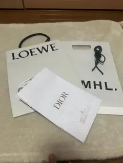 LOEWE MHL. DIOR 紙袋 3点セット