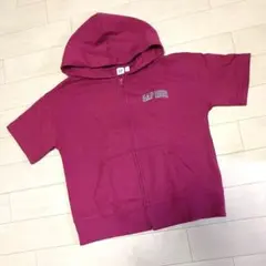 新品未使用品　GAP Kids ピンクパーカー サイズ140〜150 五分袖