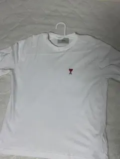AMI PARIS ハートロゴ 刺繍 Tシャツ ホワイト - メルカリ