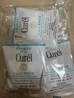 Curél フェイスクリーム 4g 試供品　３つセット